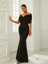 Off Shoulder Knot Mermaid Dress